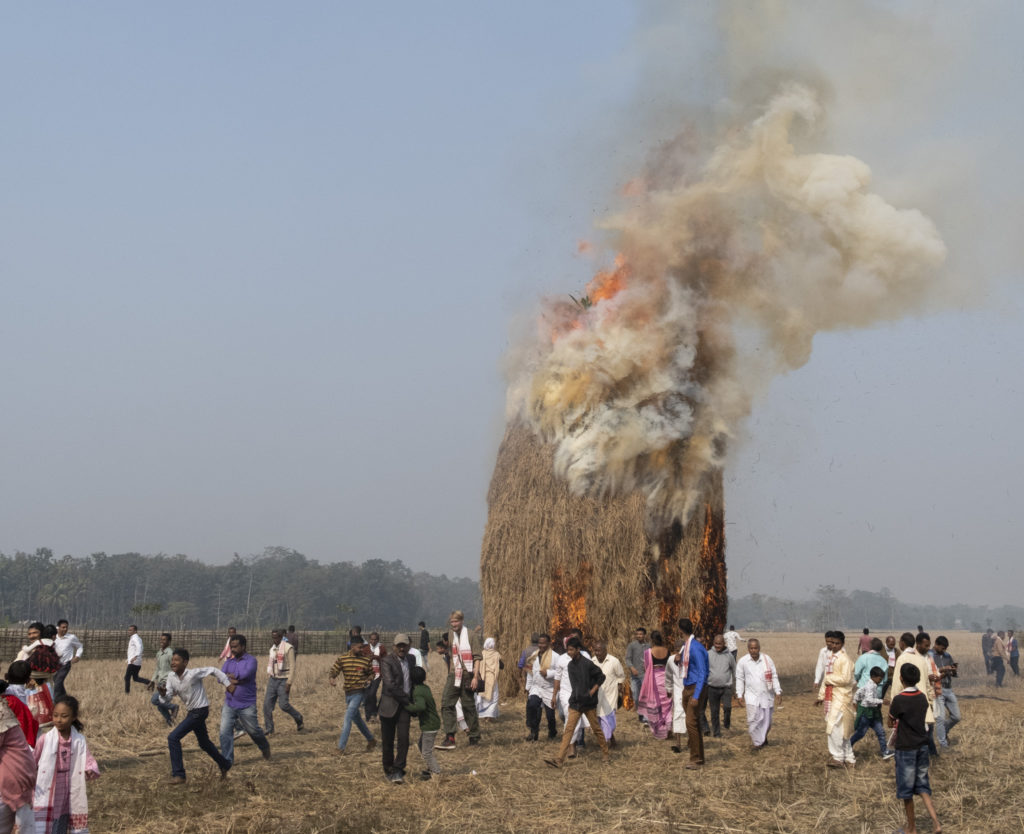 Bihu is all about the fire!